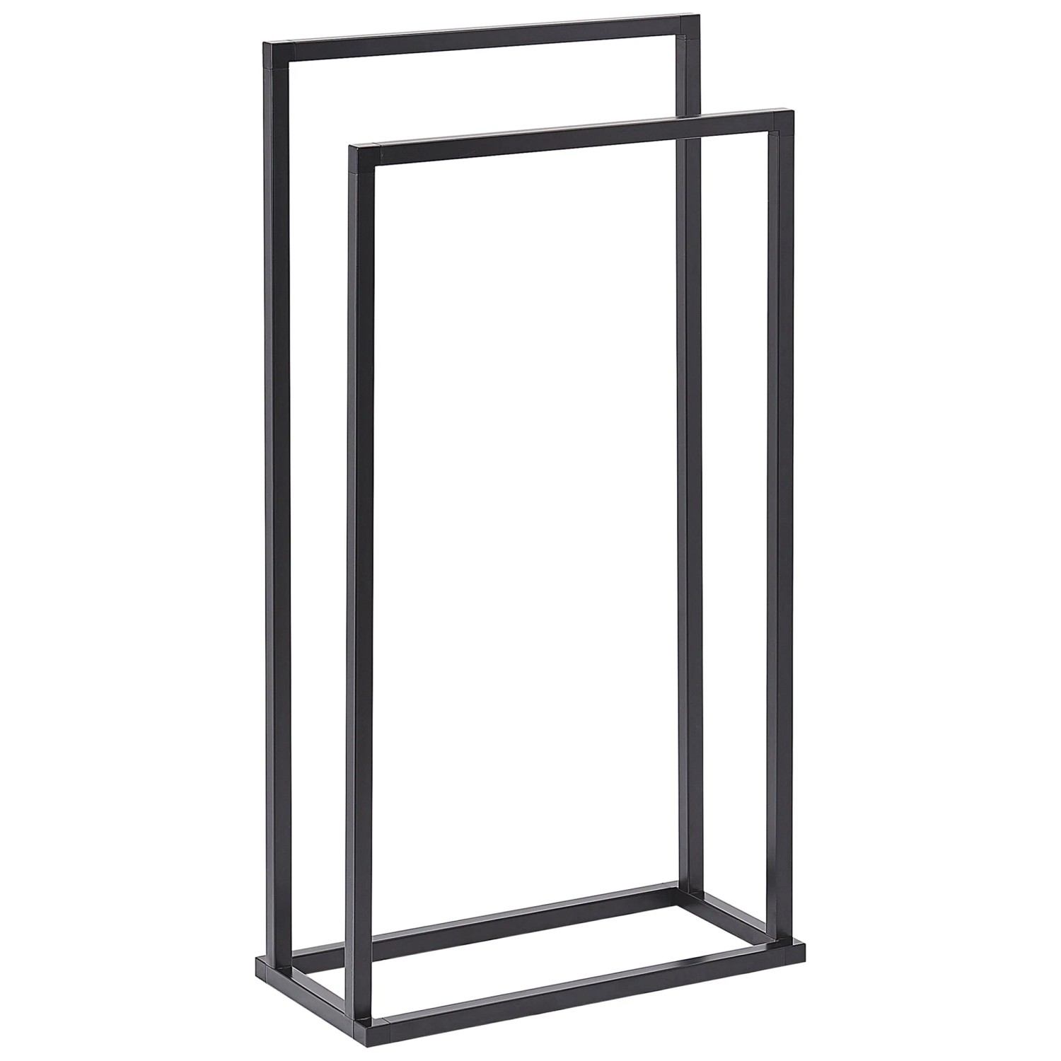 Handtuchständer Recreo freistehend Stahl Schwarz 45 x 85 cm Handtuchständer Recreo freistehend Stahl Schwarz 45 x 85 cm