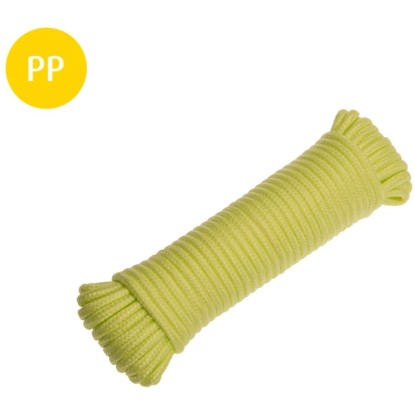 Conacord Zeltleine Glow Neongelb Ø 4 mm x 15 m Conacord Zeltleine Glow Neongelb Ø 4 mm x 15 m