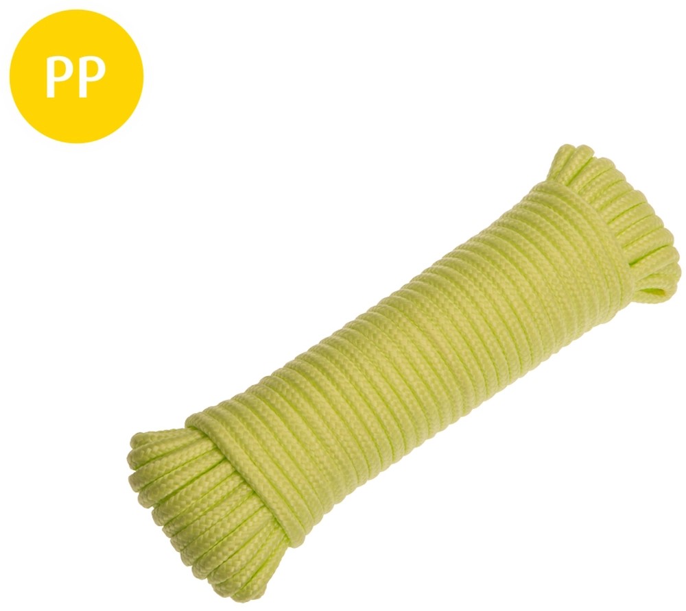 Conacord Zeltleine Glow Neongelb Ø 4 mm x 15 m Conacord Zeltleine Glow Neongelb Ø 4 mm x 15 m