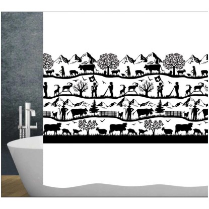 Diaqua® Duschvorhang Swiss Dream Polyester 180 x 200 cm Diaqua® Duschvorhang Swiss Dream Polyester 180 x 200 cm