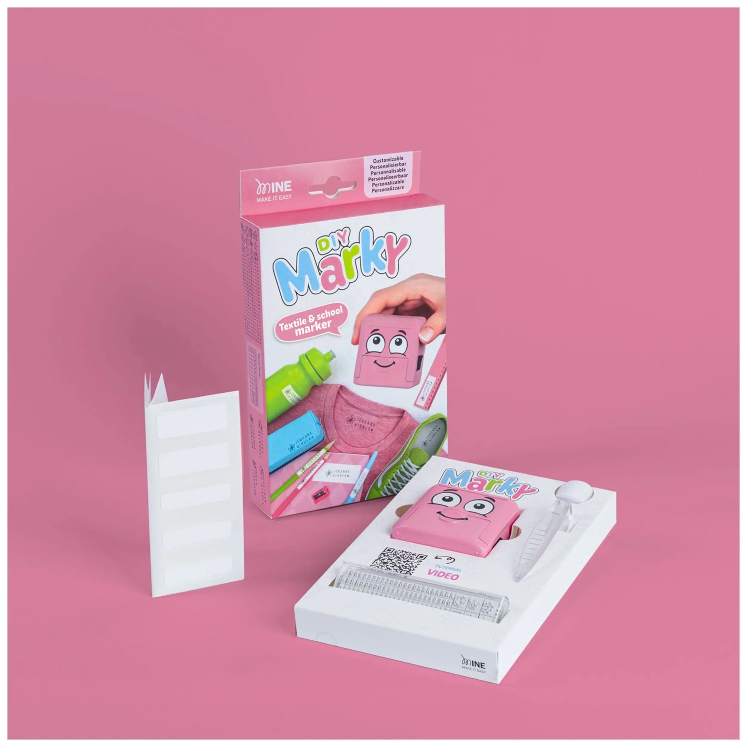 DIY Marky Textilstempel Pink DIY Marky Textilstempel Pink