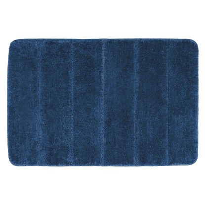 Badteppich Steps Marineblau 90 x 60 cm Badteppich Steps Marineblau 90 x 60 cm
