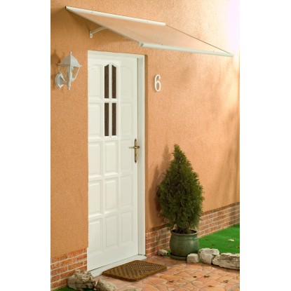 Guttagliss Pultvordach Weiss 120 x 85 cm Guttagliss Pultvordach Weiss 120 x 85 cm