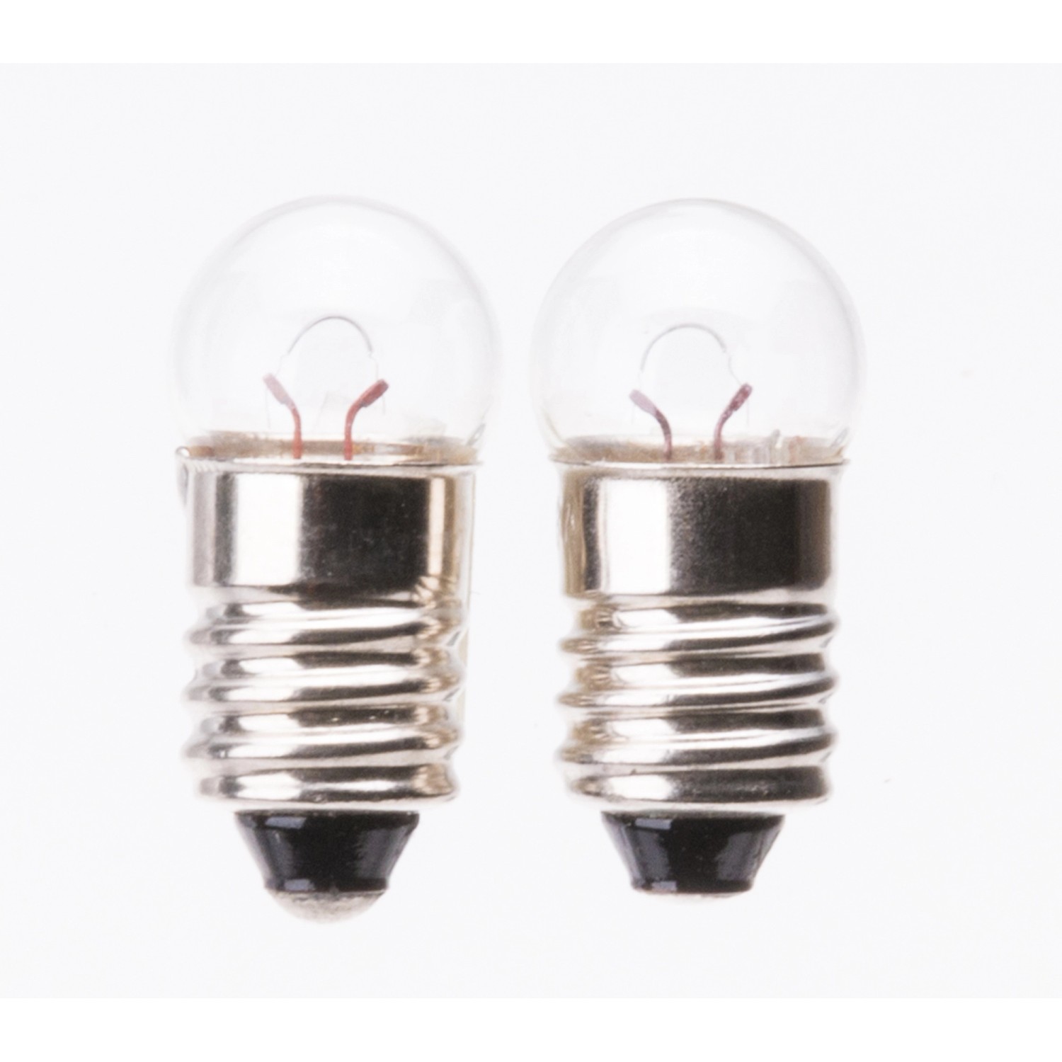 Glimmlampe E10 6 V / 2,35 W Transparent 2 Stk. Glimmlampe E10 6 V / 2,35 W Transparent 2 Stk.