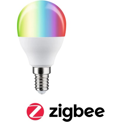 Paulmann LED-Leuchtmittel Tropfen Filament Zigbee RGBW+ E14 / 5 W / 470 lm Paulmann LED-Leuchtmittel Tropfen Filament Zigbee RGBW+ E14 / 5 W / 470 lm