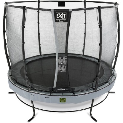 Exit Trampolin Elegant Premium mit Deluxe-Sicherheitsnetz Grau Ø 305 cm Exit Trampolin Elegant Premium mit Deluxe-Sicherheitsnetz Grau Ø 305 cm