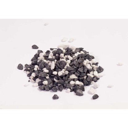 Gartensplitt Schwarz-Weiss Gartensplitt Schwarz-Weiss