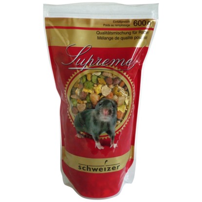 Eric Schweizer Mélange de qualité pour rats 600 g Eric Schweizer Mélange de qualité pour rats 600 g