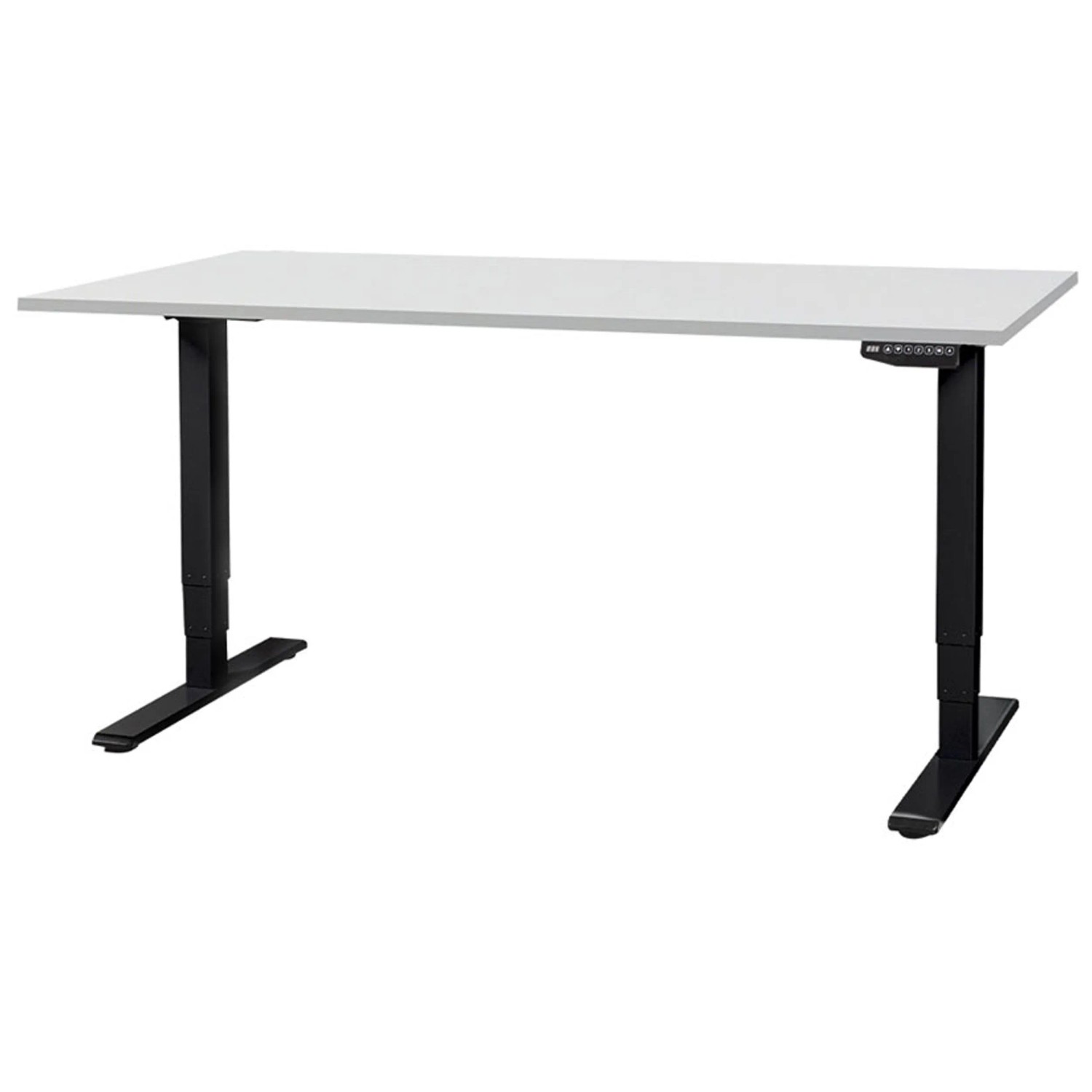 Contini Bürotisch elektrisch höhenverstellbar Grau 64,5 - 130 x 180 x 80 cm Contini Bürotisch elektrisch höhenverstellbar Grau 64,5 - 130 x 180 x 80 cm