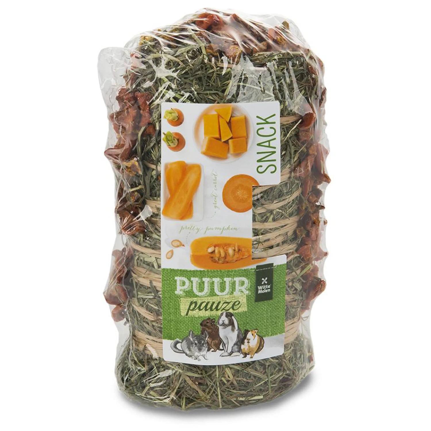 Witte Molen Heurolle Puur Carotte et graines de courge 200 g Witte Molen Heurolle Puur Carotte et graines de courge 200 g