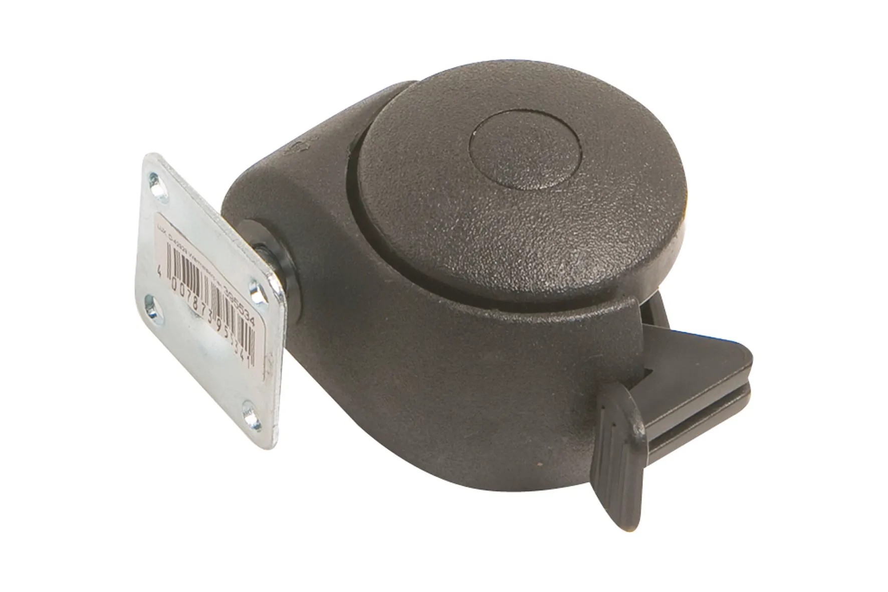 Doppelrolle mit Platte und Feststeller 30 kg / Ø 50 mm Doppelrolle mit Platte und Feststeller 30 kg / Ø 50 mm