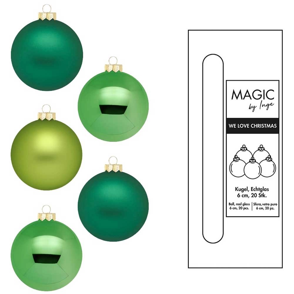 Weihnachtskugel Evergreen Glas Gr N Cm Stk Kaufen Bei Obi