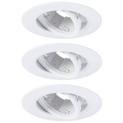 Paulmann Set faretti a incasso GU10 dimmerabile Bianco opaco 10 W / 3 pz. Paulmann Set faretti a incasso GU10 dimmerabile Bianco opaco 10 W / 3 pz.