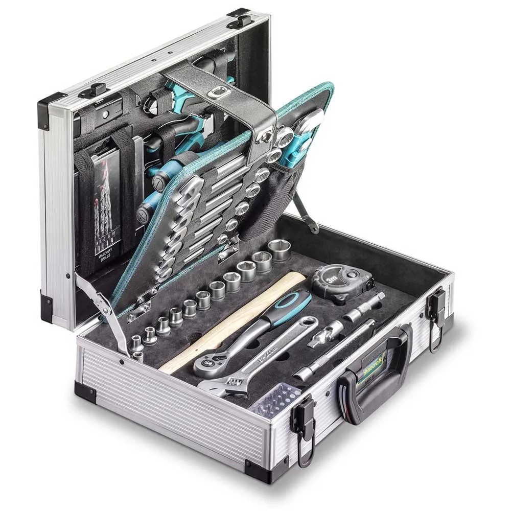 Technocraft Alu-Werkzeugkoffer Basic 92-tlg. Technocraft Alu-Werkzeugkoffer Basic 92-tlg.