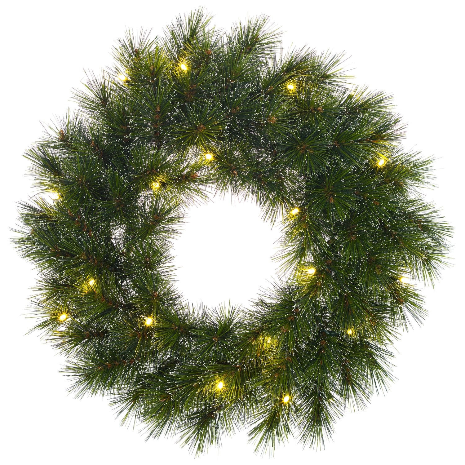 Black Box Kunstkranz Glendon Grün 10 LED / Ø 35 cm Black Box Kunstkranz Glendon Grün 10 LED / Ø 35 cm