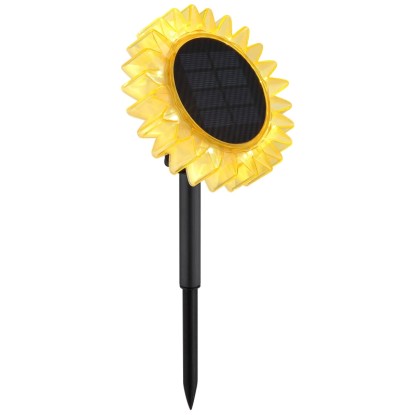 Globo LED-Solarleuchte Sonne Ø 13 cm / Höhe 29,5 cm / 8 x 0,06 W Globo LED-Solarleuchte Sonne Ø 13 cm / Höhe 29,5 cm / 8 x 0,06 W