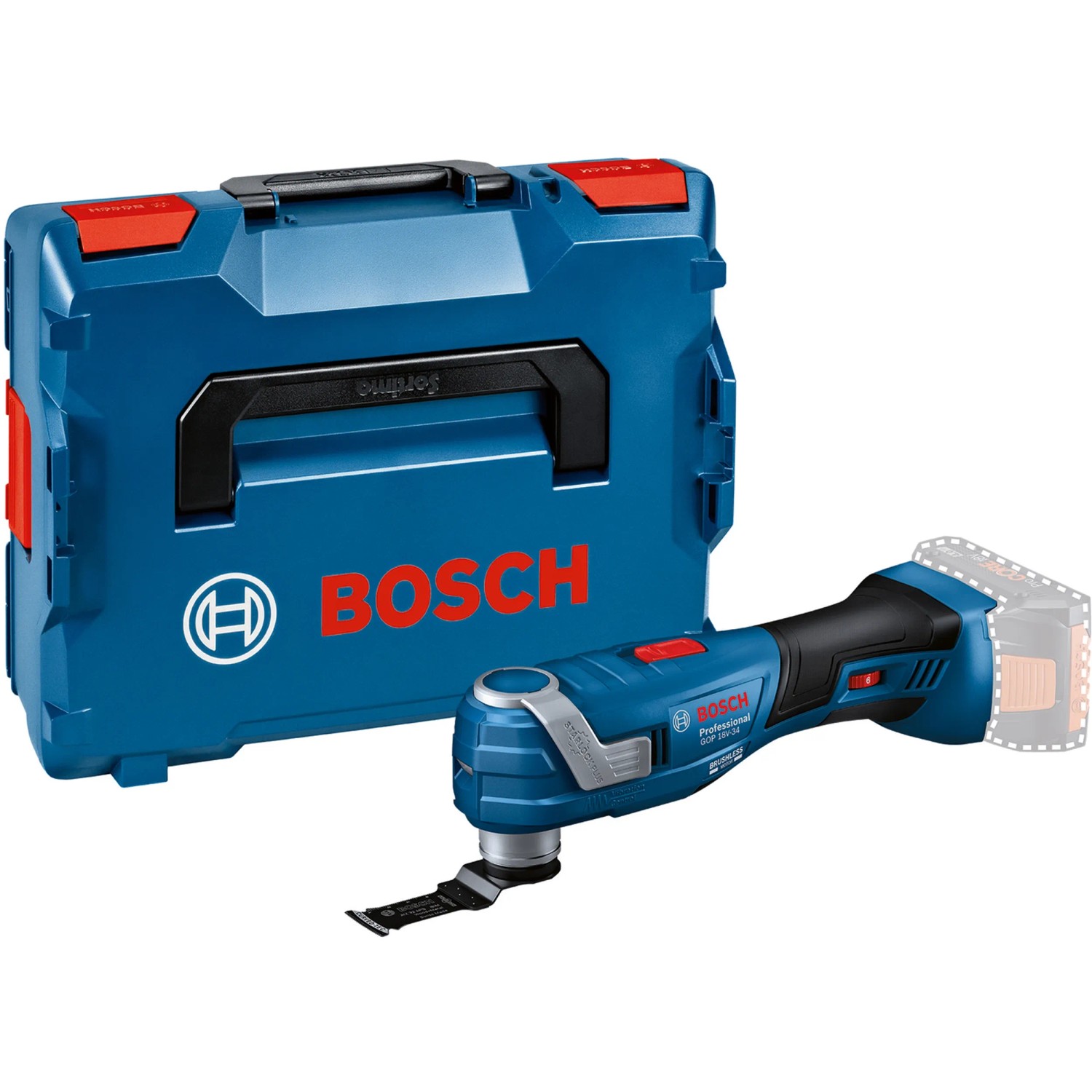 Bosch Professional Utensile multifunzione GOP 18V-34 L-Boxx Bosch Professional Utensile multifunzione GOP 18V-34 L-Boxx