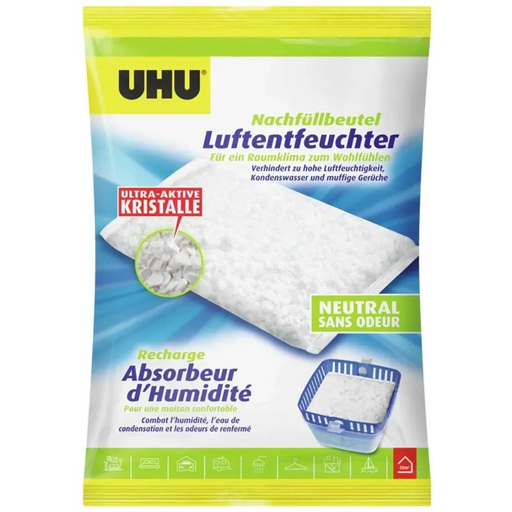 UHU Luftentfeuchter Nachfüllbeutel 450 g UHU Luftentfeuchter Nachfüllbeutel 450 g