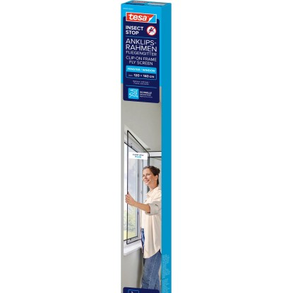 Tesa Fliegengitter Clip-on-Screen 1,2 x 1,4 m Tesa Fliegengitter Clip-on-Screen 1,2 x 1,4 m