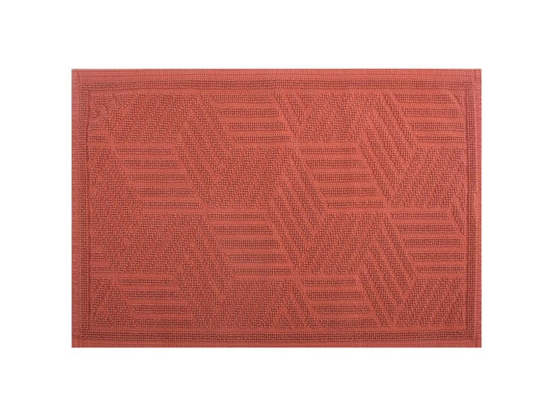 Spirella Badteppich Cubo Terracotta 50 X 80 Cm Kaufen Bei OBI