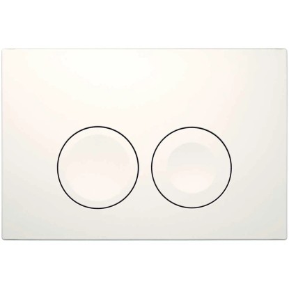 Geberit WC-Betätigungsplatte Delta 25 Seidenglanz Weiss Geberit WC-Betätigungsplatte Delta 25 Seidenglanz Weiss