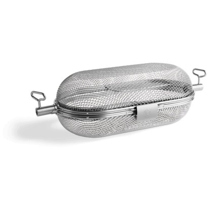 Burnhard Cestello per grigliata per girarrosto in acciaio inossidabile 5,8 l Burnhard Cestello per grigliata per girarrosto in acciaio inossidabile 5,8 l