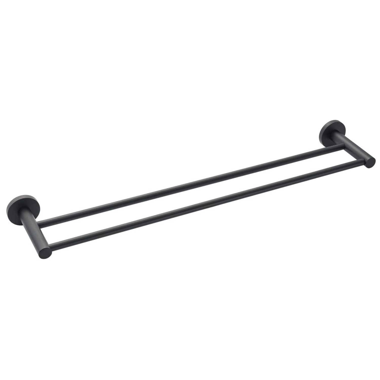 Diaqua Doppel-Badetuchstange Metall Schwarz matt 60 cm Diaqua Doppel-Badetuchstange Metall Schwarz matt 60 cm