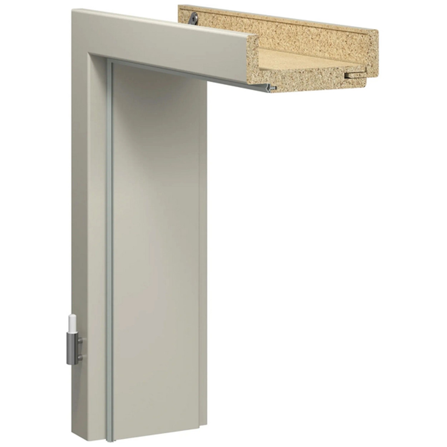 GetaDoor Türzarge CPL Semento 201,5 x 85 x 8cm DIN Links GetaDoor Türzarge CPL Semento 201,5 x 85 x 8cm DIN Links