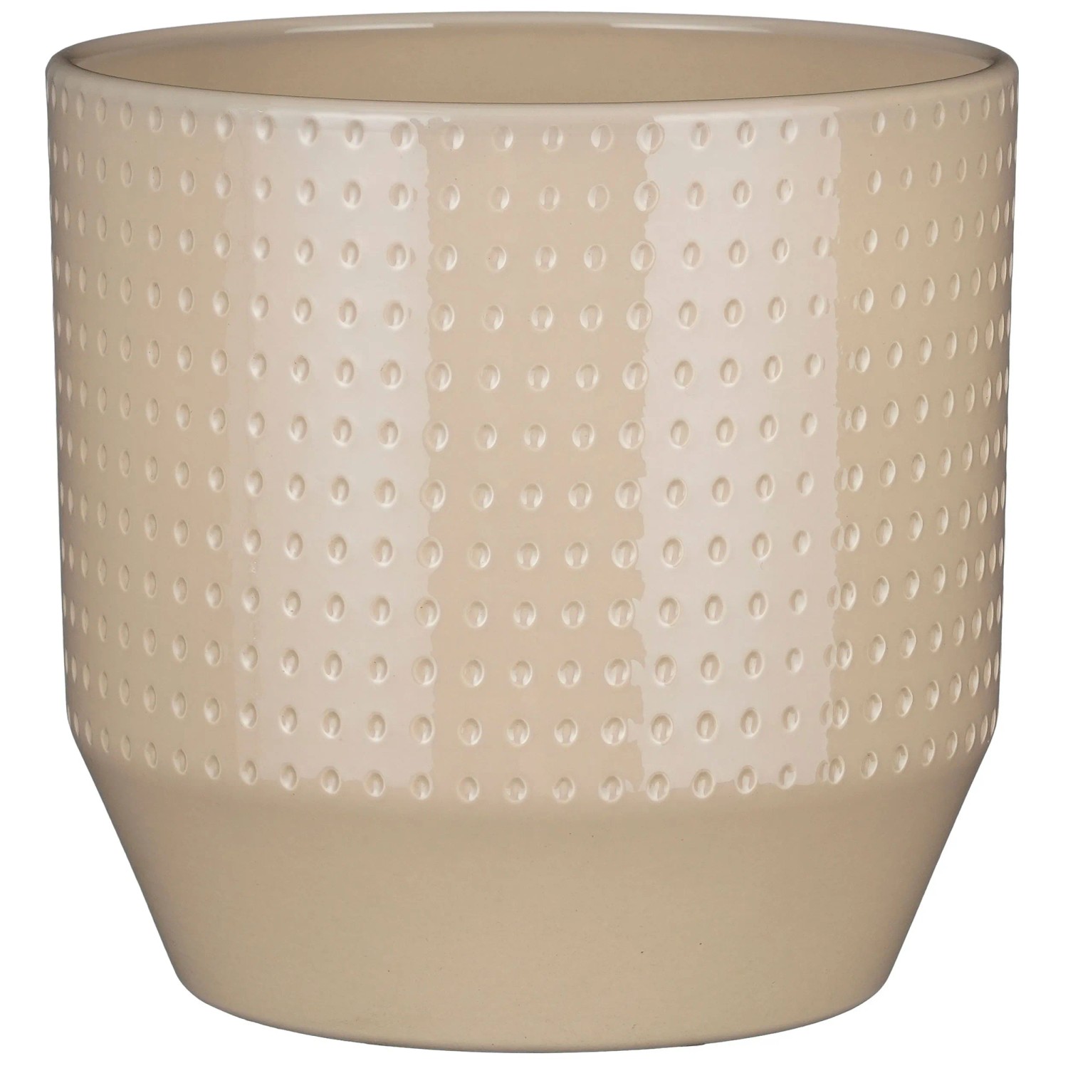 Mica Decorations Topf Nola Keramik Beige Ø 21,5 cm / Höhe 21 cm Mica Decorations Topf Nola Keramik Beige Ø 21,5 cm / Höhe 21 cm