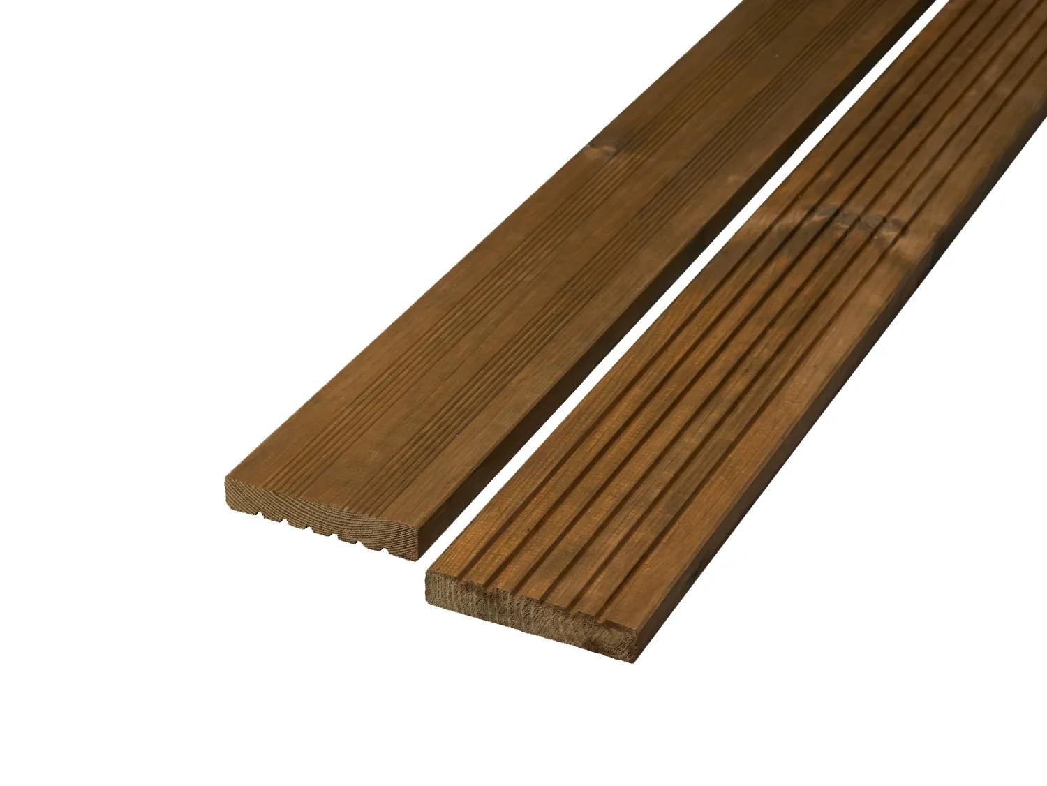 Bodendiele Kiefer Teakfarben 28 x 145 mm / Länge 3 m Bodendiele Kiefer Teakfarben 28 x 145 mm / Länge 3 m