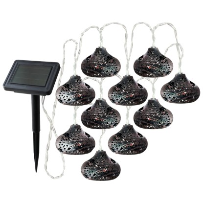 Schönenberger LED-Solarlichterkette Surya Warmweiss Länge 3,65 m / 10-tlg. Schönenberger LED-Solarlichterkette Surya Warmweiss Länge 3,65 m / 10-tlg.