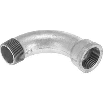 LUX-TOOLS Raccordo 38,9 mm (Rp 1 1/4) ghisa malleabile 90° LUX-TOOLS Raccordo 38,9 mm (Rp 1 1/4) ghisa malleabile 90°