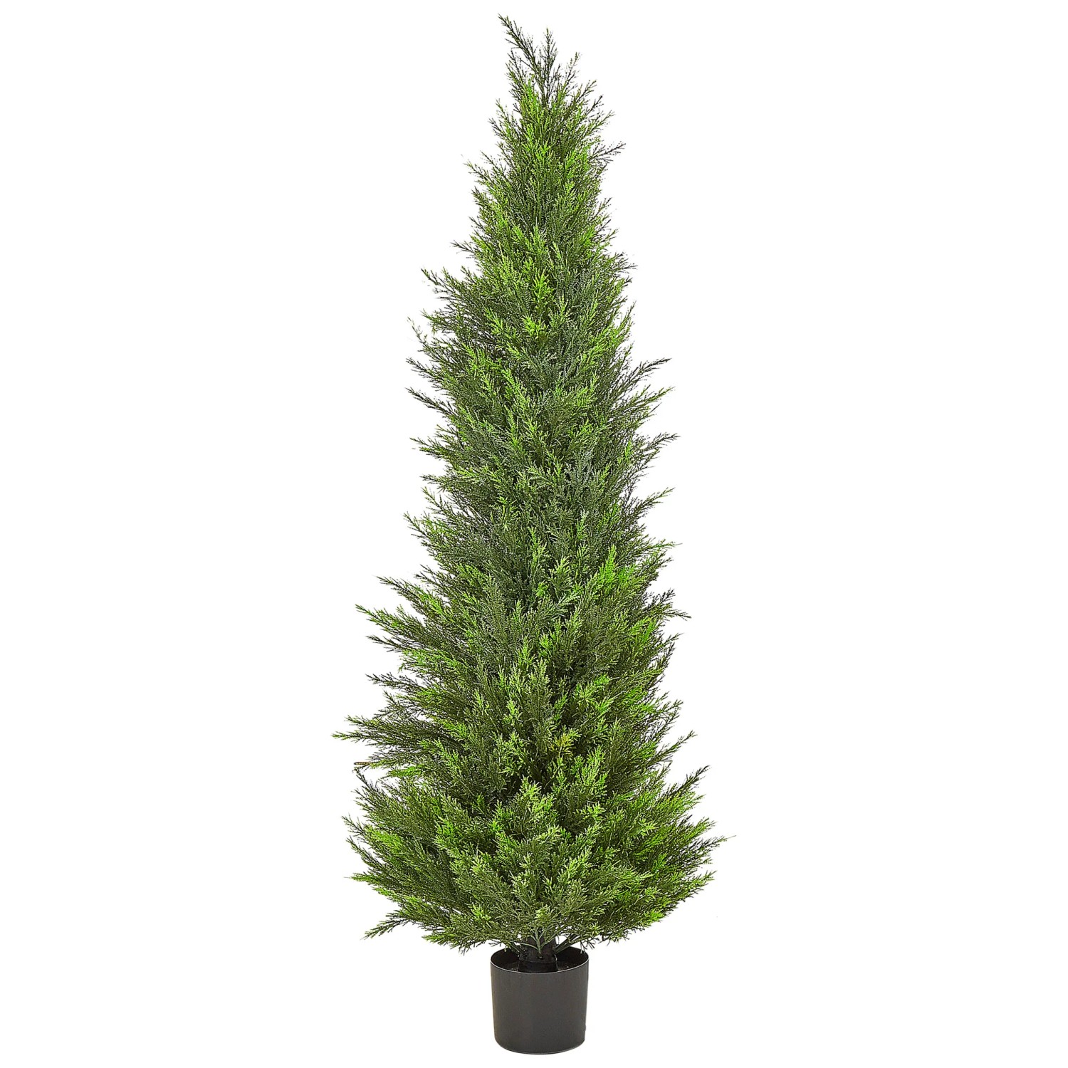 Beliani Plante artificielle Cedar Tree Vert hauteur 153 cm Beliani Plante artificielle Cedar Tree Vert hauteur 153 cm