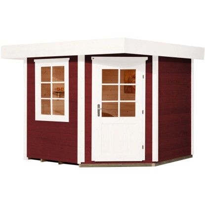Weka Holz-Gartenhaus Flachdach Lasiert 298 cm x 338 cm Weka Holz-Gartenhaus Flachdach Lasiert 298 cm x 338 cm