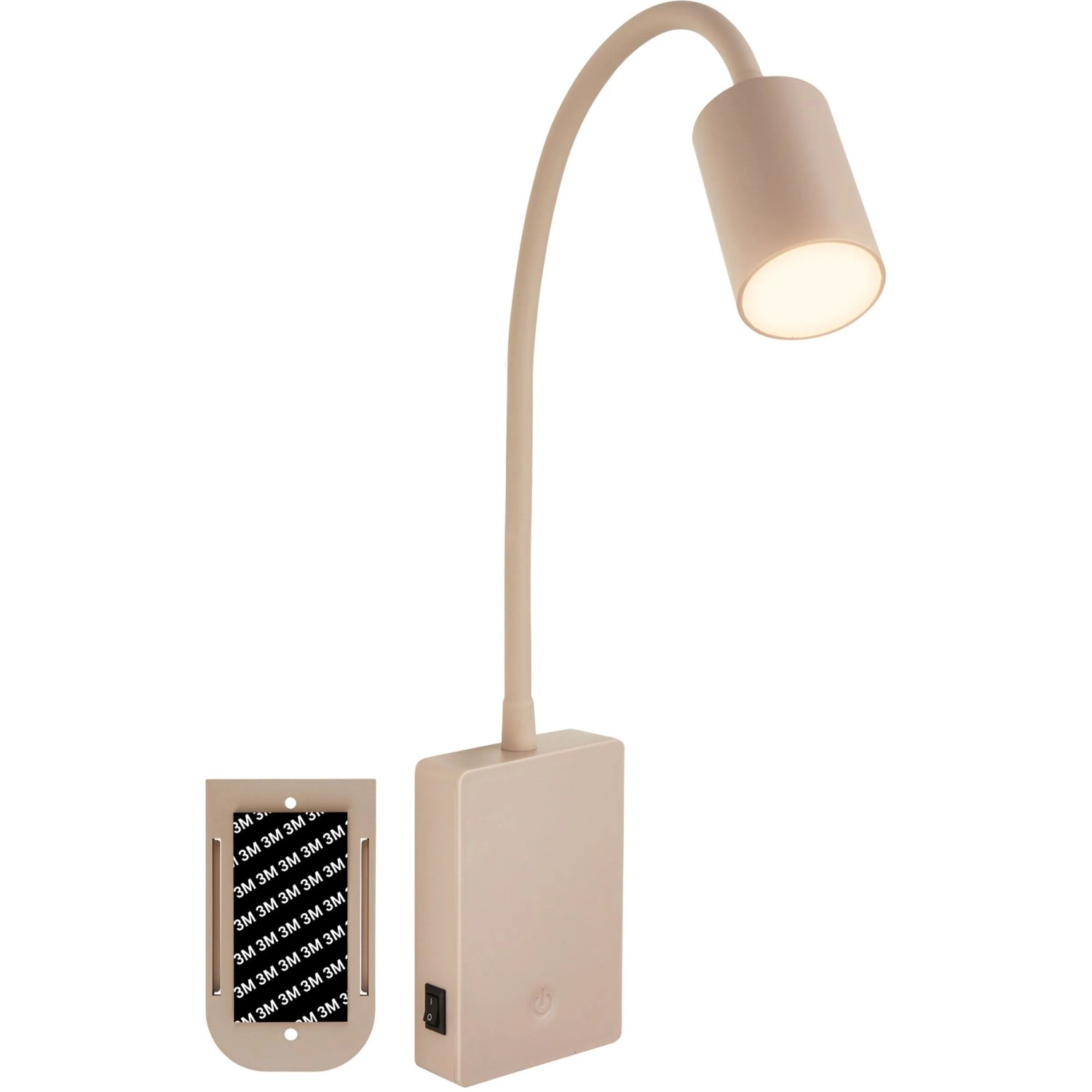 Brilo Akku-LED-Wandleuchte Smooth Beige dimmbar 3'000 K / 2 W / 150 lm Brilo Akku-LED-Wandleuchte Smooth Beige dimmbar 3'000 K / 2 W / 150 lm