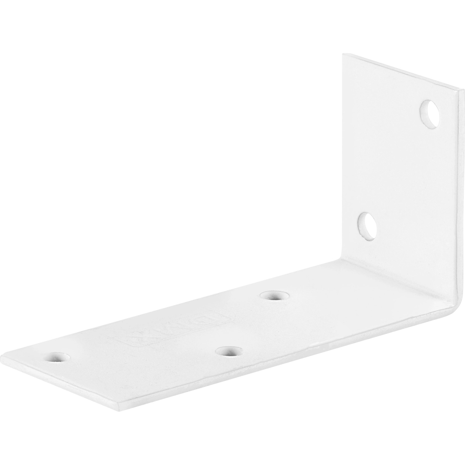 Équerre de construction en acier thermolaqué Blanc (HxlxP) 80 x 40 x 30 mm Équerre de construction en acier thermolaqué Blanc (HxlxP) 80 x 40 x 30 mm