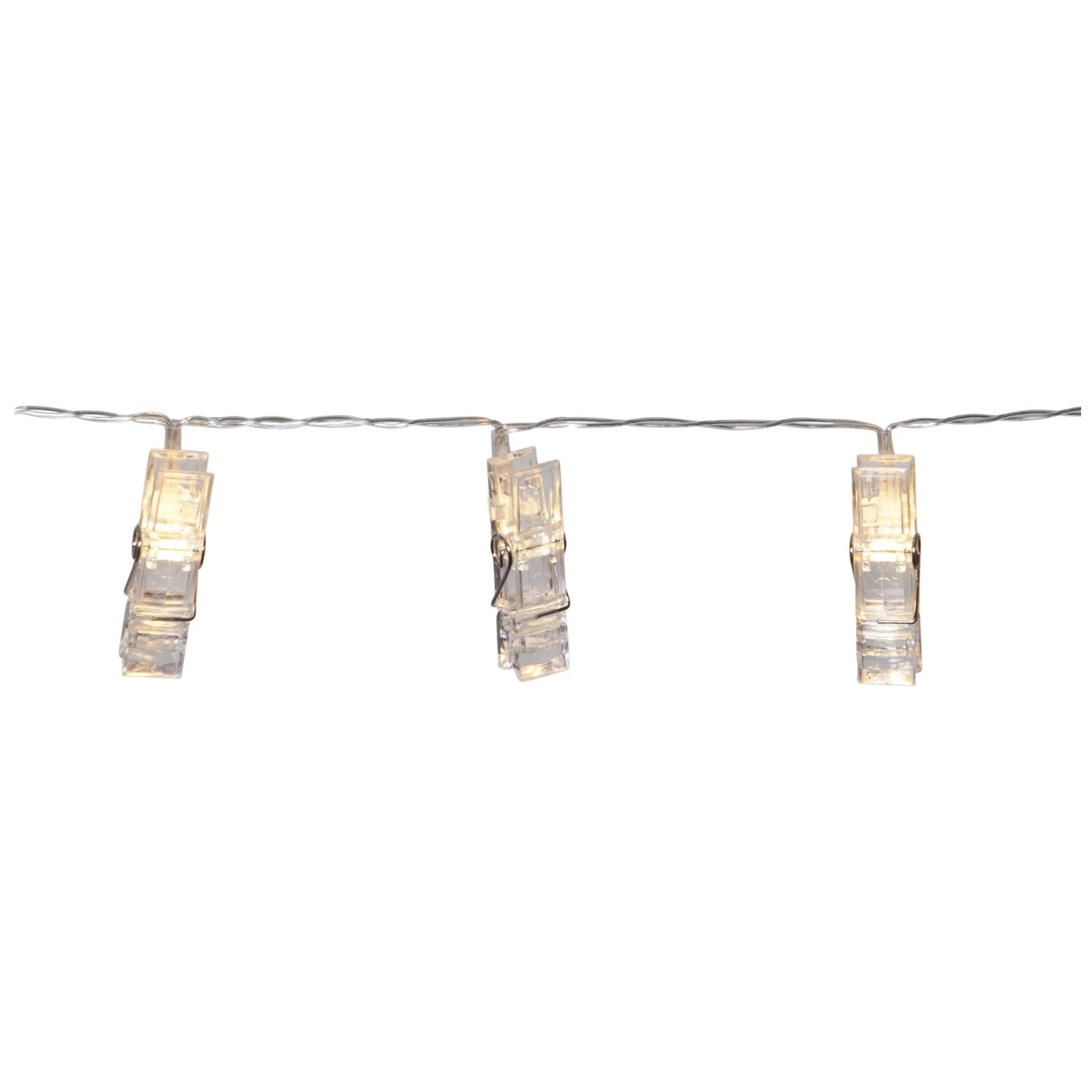 Star Trading LED-Lichterkette Clippy 10 LEDs Warmweiss 0,26 W / 1,35 m Star Trading LED-Lichterkette Clippy 10 LEDs Warmweiss 0,26 W / 1,35 m