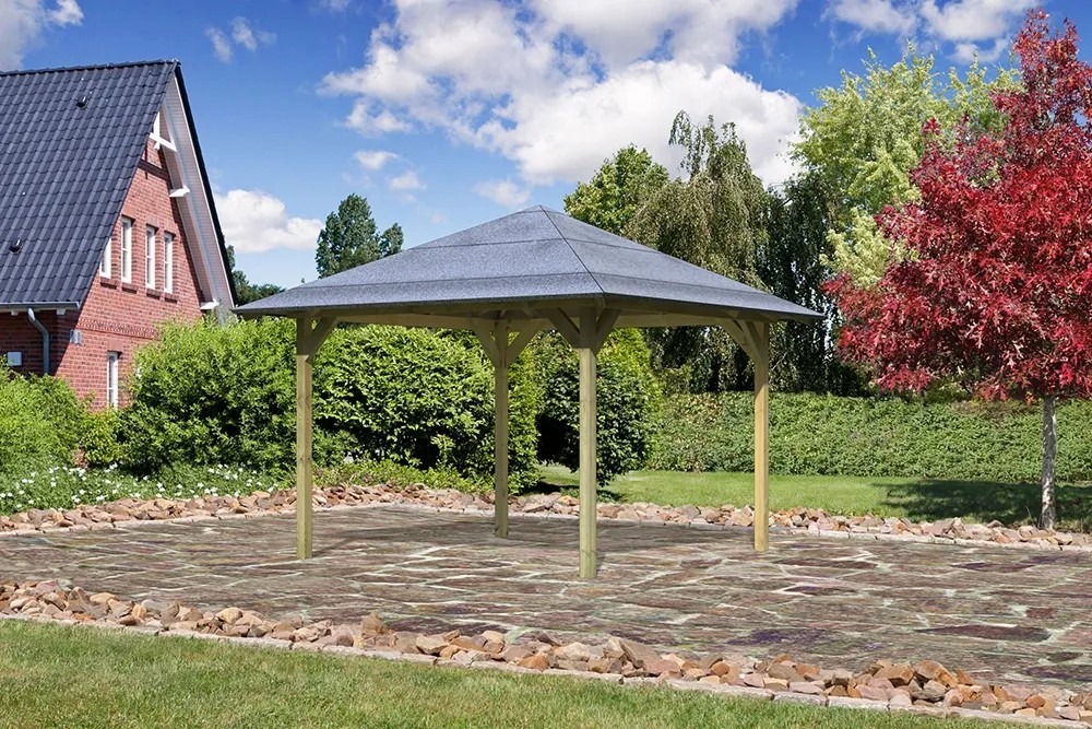 Karibu 4-Eck-Pavillon Bever 2 Karibu 4-Eck-Pavillon Bever 2