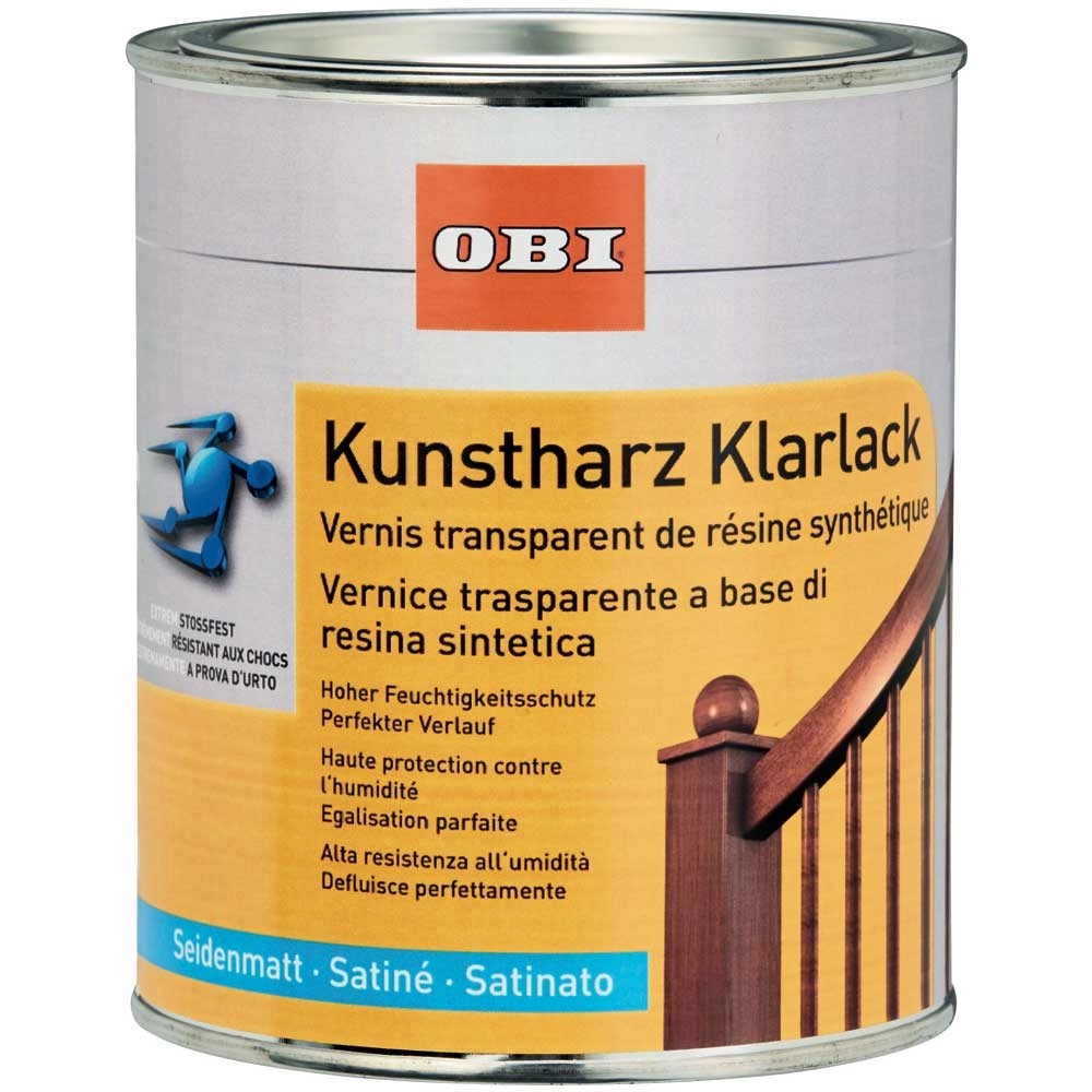 Obi Kunstharz Klarlack Seidenmatt Farblos L Kaufen Bei Obi