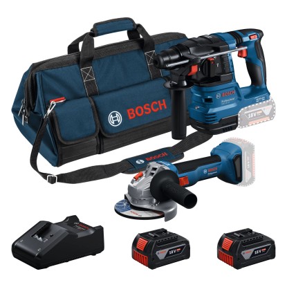 Bosch Combi-Set Professional Bohrhammer GBH 18V-22 + Winkelschleifer GWS 18V-8 Bosch Combi-Set Professional Bohrhammer GBH 18V-22 + Winkelschleifer GWS 18V-8