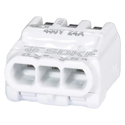 OBI Morsetto a leva 3 poli Ø 0,2 - 2,5 mm / 10 pz OBI Morsetto a leva 3 poli Ø 0,2 - 2,5 mm / 10 pz
