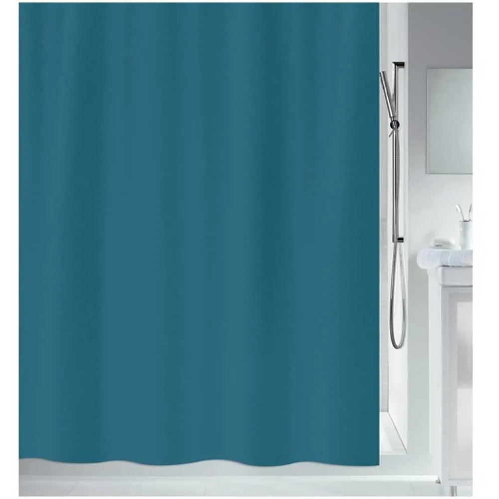 Spirella Duschvorhang Primo Polyester Blau 240 x 200 cm Spirella Duschvorhang Primo Polyester Blau 240 x 200 cm