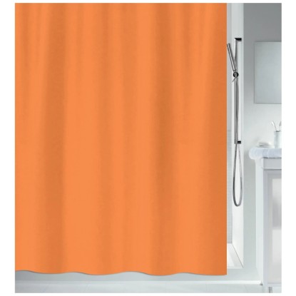 Spirella Textilduschvorhang Primo Orange 180 x 180 cm Spirella Textilduschvorhang Primo Orange 180 x 180 cm