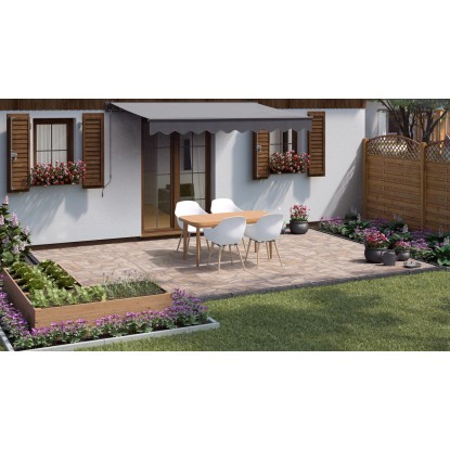 Quarzit-Polygonalplatten Rio Rosario Rosarot in diversen Grössen Quarzit-Polygonalplatten Rio Rosario Rosarot in diversen Grössen