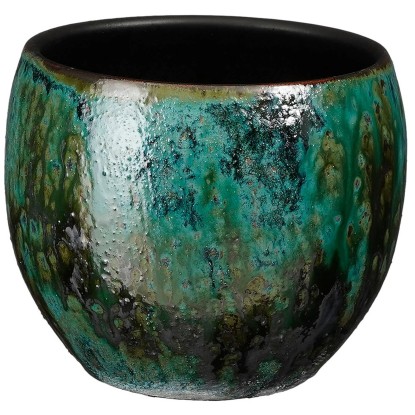 Mica Decorations Topf Loren Terrakotta Blau Ø 14 cm / Höhe 13 cm Mica Decorations Topf Loren Terrakotta Blau Ø 14 cm / Höhe 13 cm