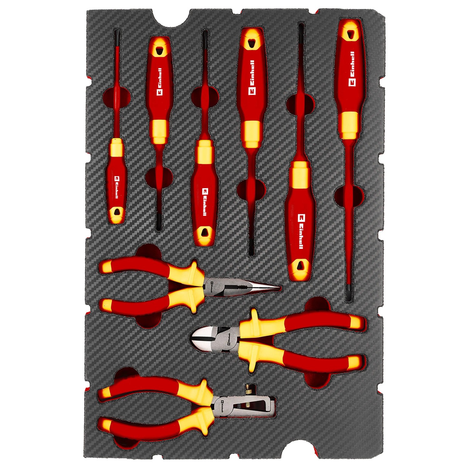 Einhell Werkzeug-Pad Elektriker-Werkzeuge E-Case 9-tlg. Einhell Werkzeug-Pad Elektriker-Werkzeuge E-Case 9-tlg.