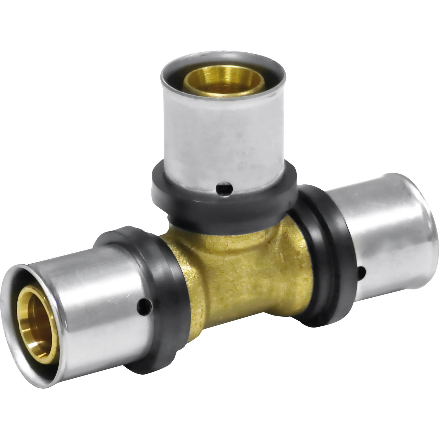 Raccordo a T a pressare 20 x 20 x 20 mm Raccordo a T a pressare 20 x 20 x 20 mm