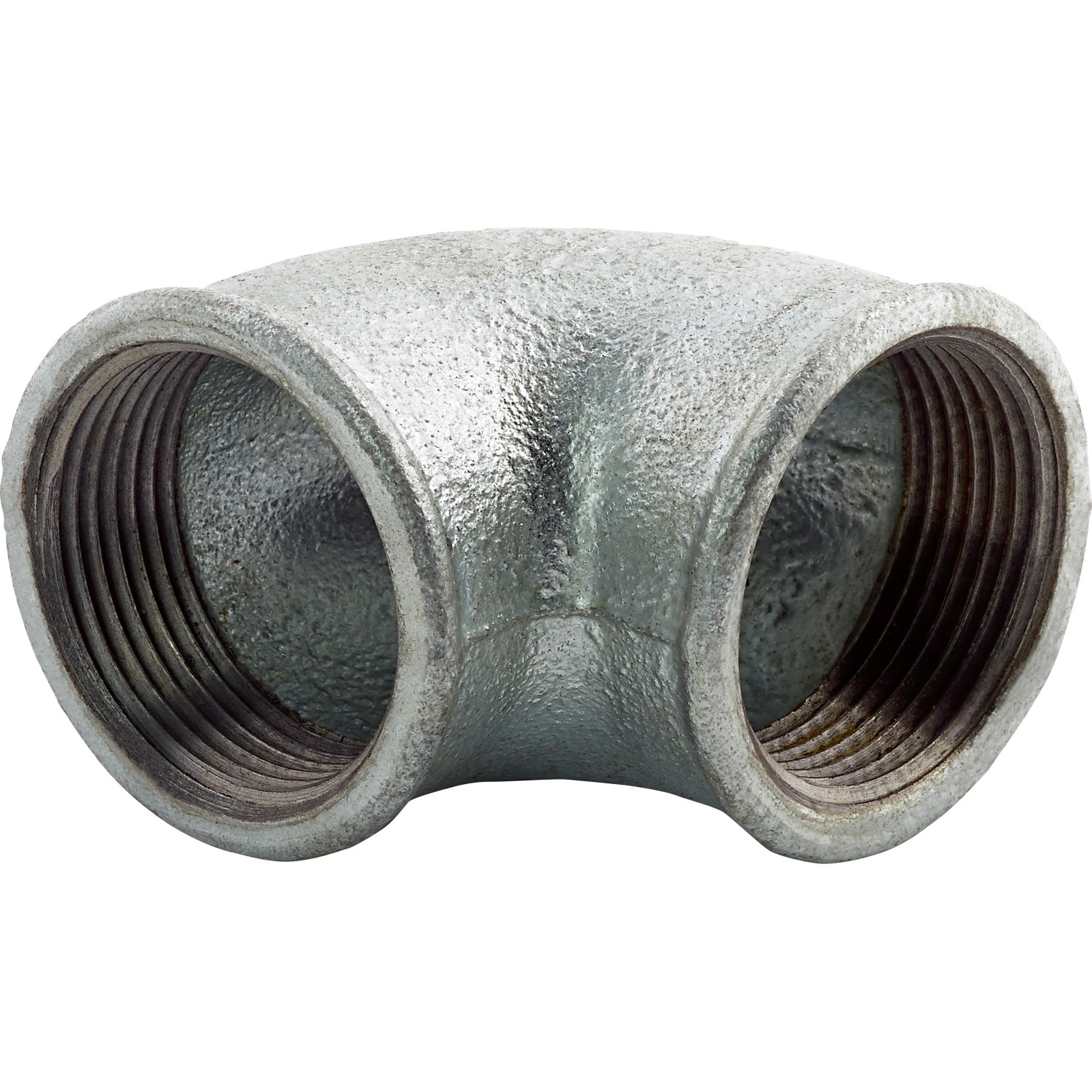 Connettore angolare a 90° ghisa malleabile 38,9 mm (Rp 1 1/4) Connettore angolare a 90° ghisa malleabile 38,9 mm (Rp 1 1/4)