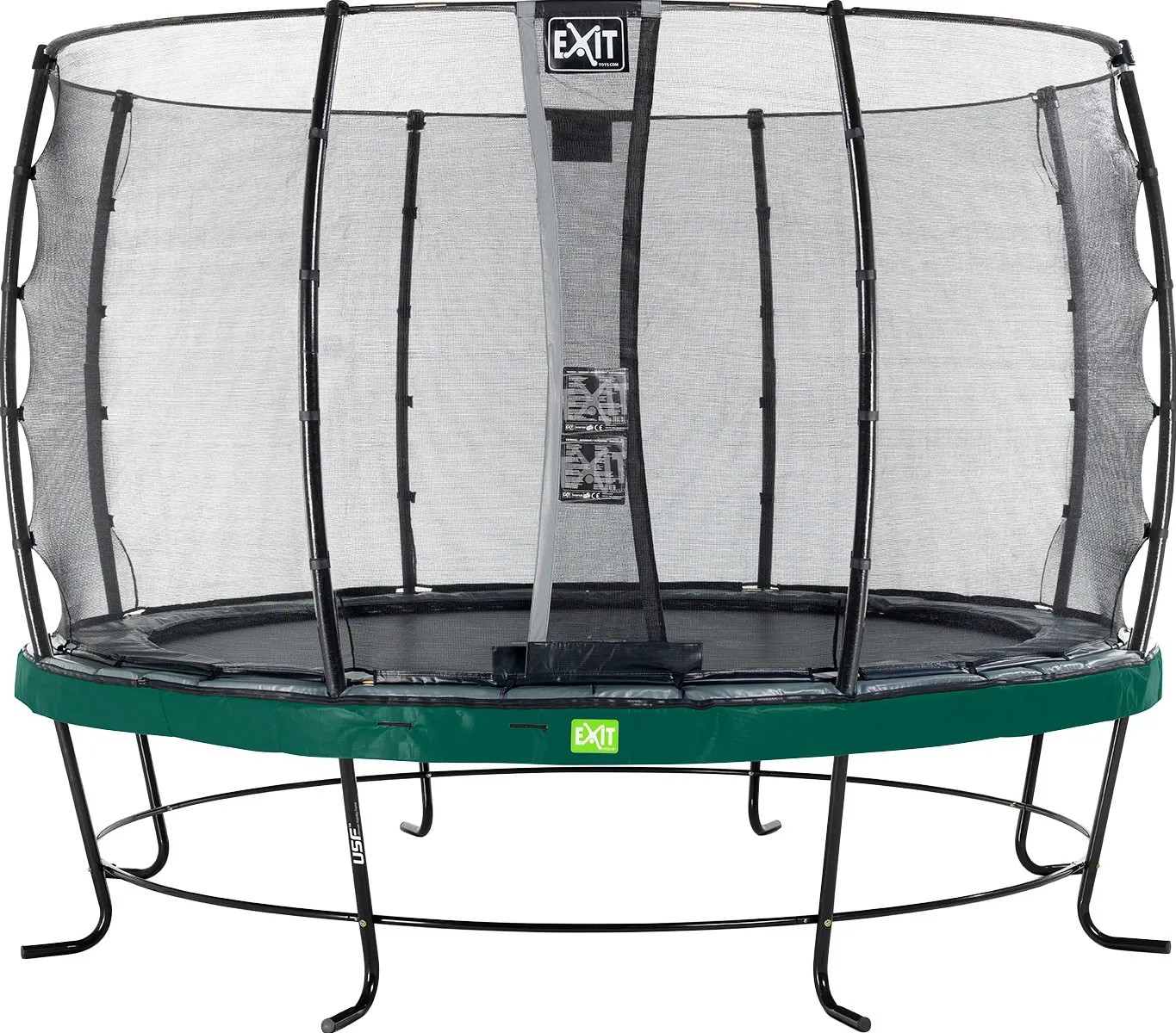 Exit Trampolin Elegant mit Economy-Sicherheitsnetz Grün Ø 366 cm Exit Trampolin Elegant mit Economy-Sicherheitsnetz Grün Ø 366 cm