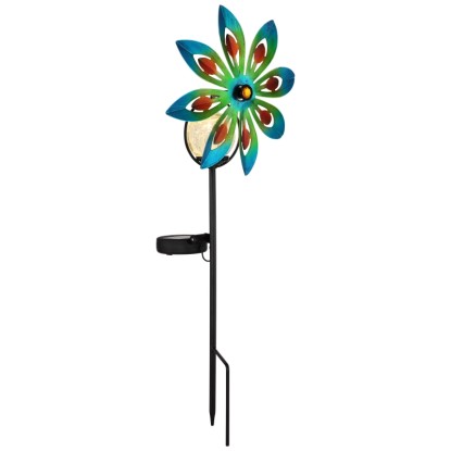 Globo LED-Solarleuchte Blume Metall Bunt Höhe 50 cm / 0,024 W Globo LED-Solarleuchte Blume Metall Bunt Höhe 50 cm / 0,024 W